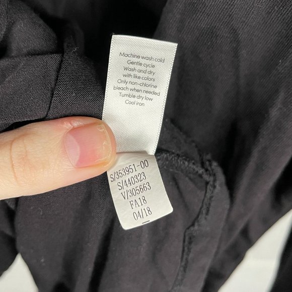 Athleta Sz XS Cloudlight Relaxed Modal Top Asymmetrical Hem Long Sleeve Soft EUC - Picture 7 of 7